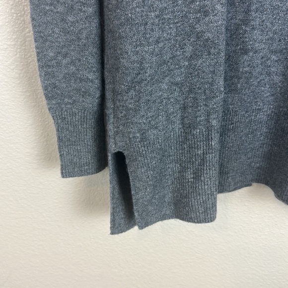 Madewell Cozy Walker Merino Wool Alpaca Blend Cardigan Sweater in Grey - Picture 8 of 10